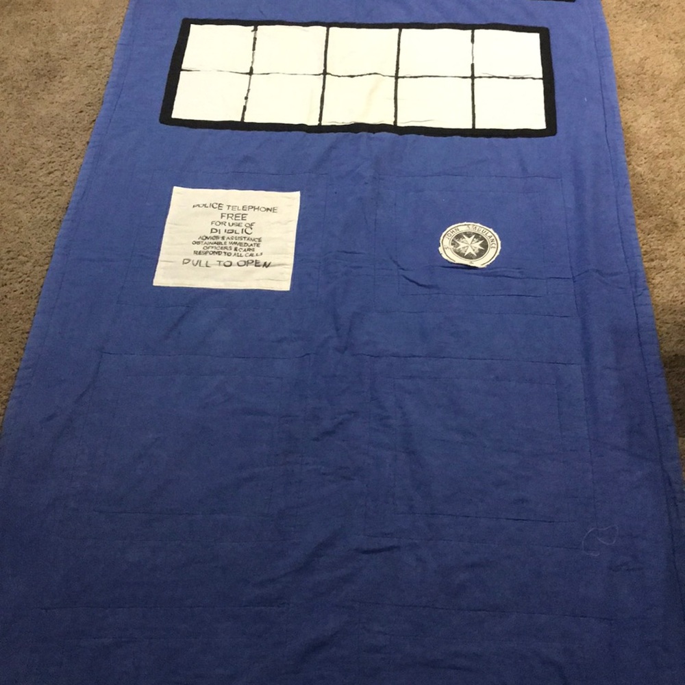 Doctor who blanket